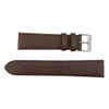 Brown Crushed Style Leather 22mm Smooth Calf 7 1/2 Inch Length