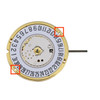 ETA® 3 Hand Quartz Watch Movement F05.412-6 White Date Dial At 6:00 Overall Height 3.9mm 