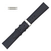 Watch Band 20mm Blue Crushed Leather Classic Calf 7 1/2 Inch Length