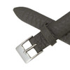 14mm Calf Leather Watch Band Grey Crushed Style 7 1/8 Inch Length