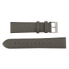 Crushed Leather Watch Band 18mm Grey Calf 7 1/2 Inch Length