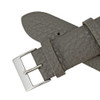 Watch Band 20mm Grey Crushed Leather Classic Calf 7 1/2 Inch Length