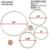 Silver Plated Memory Wire Assortment 