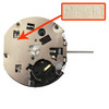 Far East Sunon® 5 Hand Multi Function Quartz Watch Movement PE910-2 Date At 3:00 Overall Height 6.8mm