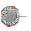 Far East Sunon® 6 Hand Multi Function Quartz Watch Movement PE933 Date At 3:00 Overall Height 6.8mm