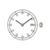 Miyota/Citizen LTD 2 Hand Quartz Watch Movement 9T15 Date At 3:00 Overall Height 3.7mm