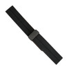 20mm Silicone Watch Band with Magnetic Clasp Black With Orange 7 5/8 Inch Length