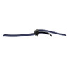 20mm Silicone Watch Band with Magnetic Clasp Navy Blue With White 7 5/8 Inch Length
