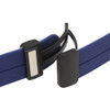 20mm Silicone Watch Band with Magnetic Clasp Navy Blue With White 7 5/8 Inch Length