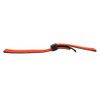 20mm Silicone Watch Band with Magnetic Clasp Orange With Black 7 5/8 Inch Length