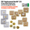 ETA® Replacement Bestfit® #255 SS Hour Wheels Watch Parts And Interchangeable Models