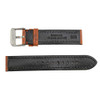 Hadley Roma Brown 22mm Grizzley Grained Leather Watch Band 7 3/4 Inch Length