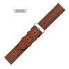 Hadley Roma Brown 24mm Grizzley Grained Leather Watch Band 7 3/4 Inch Length