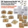 ETA® Replacement Bestfit® #443 Detent Or Set Levers Watch Parts And Interchangeable Models