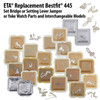 ETA® Replacement Bestfit® #445 Set Bridge Or Setting Lever Jumper Or Yoke Watch Parts And Interchangeable Models