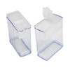Rectangle Plastic Tube Bottles with Flip Top Caps Set of 10