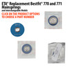 ETA® Replacement Bestfit® #770 And #771 Mainsprings Watch Parts And Interchangeable Models 