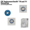 ETA® Replacement Bestfit® #770 And #771 Mainsprings Watch Parts And Interchangeable Models 