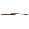 14 mm Buffalo Grain Brown Open End Clip On Leather Watch Band 6 3/4 Inch Length
