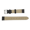 Flat Watch Band 16mm Classic Calf Black Leather 7 3/8 Inch Length