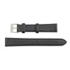 Flat Watch Band 16mm Classic Calf Black Leather 7 3/8 Inch Length