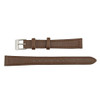 Flat Watch Band 12mm Classic Calf Brown Leather 7 Inch Length
