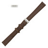 Flat Watch Band 12mm Classic Calf Brown Leather 7 Inch Length
