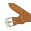 Flat Watch Band 12mm Classic Calf Tan Leather 7 Inch Length