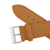 Flat Watch Band 20mm Classic Calf Tan Leather 7 5/8 Inch Length
