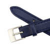 Flat Watch Band 14mm Classic Calf Navy Blue Leather 7 Inch Length