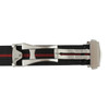 Black and Red Stripped Ribbed Nylon Watch Band with Deployant Clasp 20mm Strap 9 14/16 Inch Length