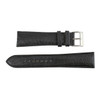 Black 22mm Soft Padded Leather Watch Strap  7 7/8 Inch Length
