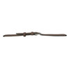 Brown 21mm Soft Padded Leather Watch Strap  7 7/8 Inch Length