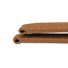 Tan 22mm Soft Padded Leather Watch Strap  7 7/8 Inch Length