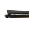 Watch Band 14mm Black Soft Flat Leather Classic Calf 8 1/2 Inch Length