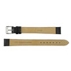 Watch Band 14mm Black Soft Flat Leather Classic Calf 8 1/2 Inch Length