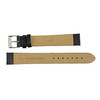 Watch Band 16mm Black Soft Flat Leather Classic Calf 8 1/2 Inch Length