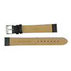 Watch Band 18mm Black Soft Flat Leather Classic Calf 8 1/2 Inch Length
