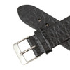 Watch Band 18mm Black Soft Flat Leather Classic Calf 8 1/2 Inch Length