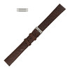 Watch Band 16mm Brown Soft Flat Leather Classic Calf 8 1/2 Inch Length