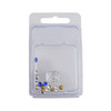 Clear Plastic Clamshell Package 3-3/4" x 2-3/8" x 5/8" Pack of 50
