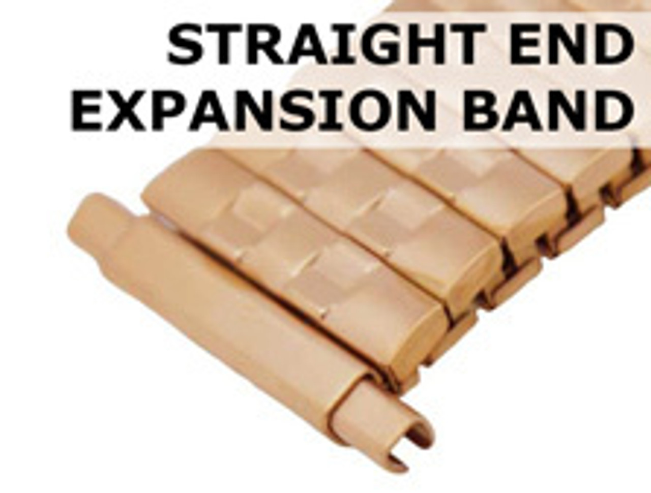 Expansion Style Straight End Metal Watch Band