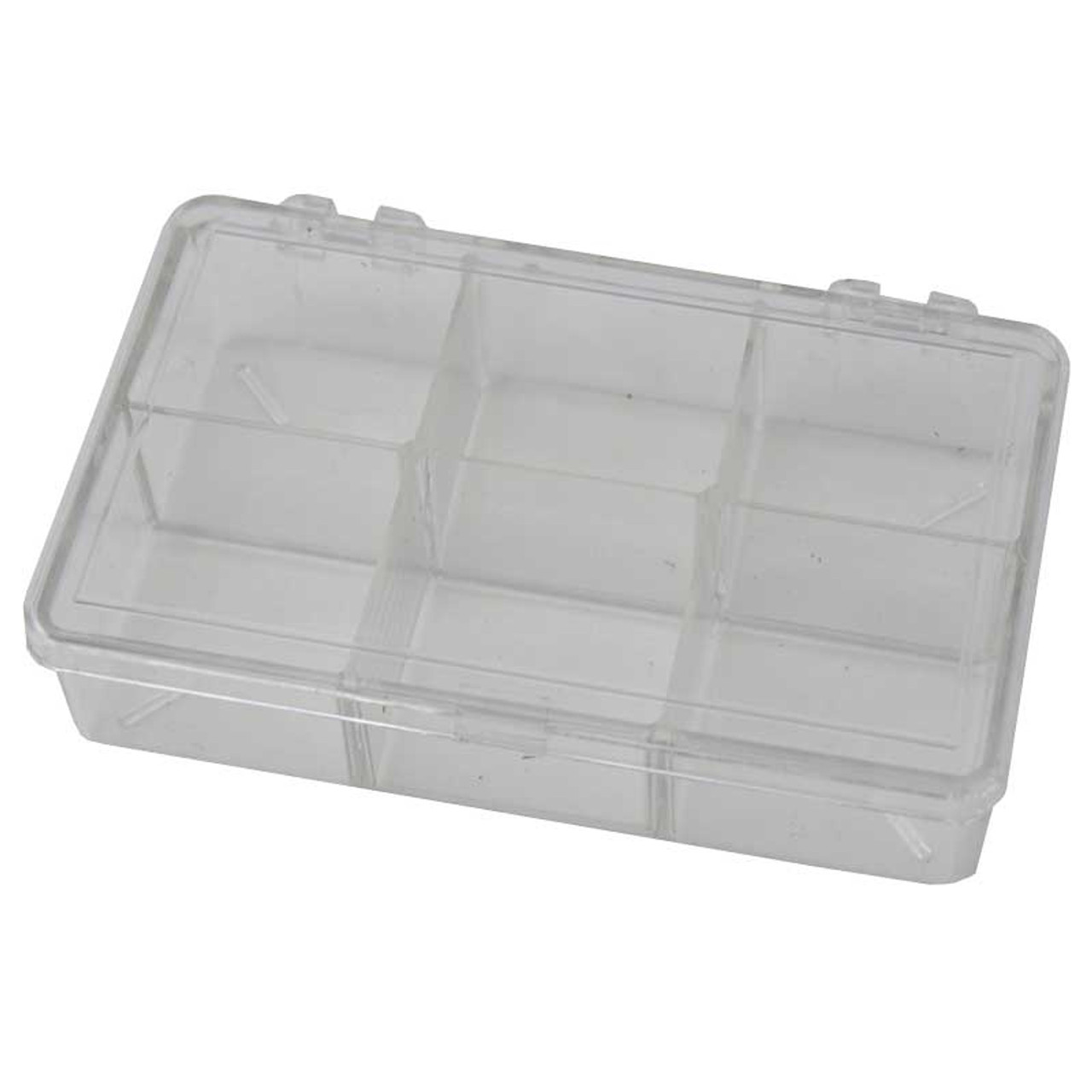 Styrene Storage Box 6 Compartments for Jewelery and Watch Parts