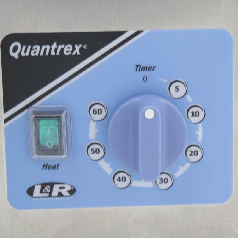 L and R Quantrex Series Q90 Ultrasonic Jewelry Cleaner .5 Gallon Tank