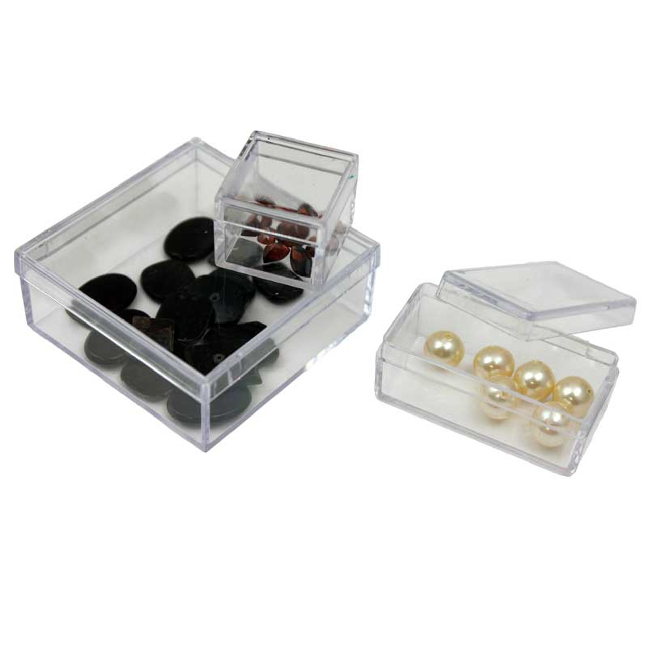 Plastic Box Crystal Clear 1.75 in. x 1.75 in. – Sheer Treasures Company LLC.
