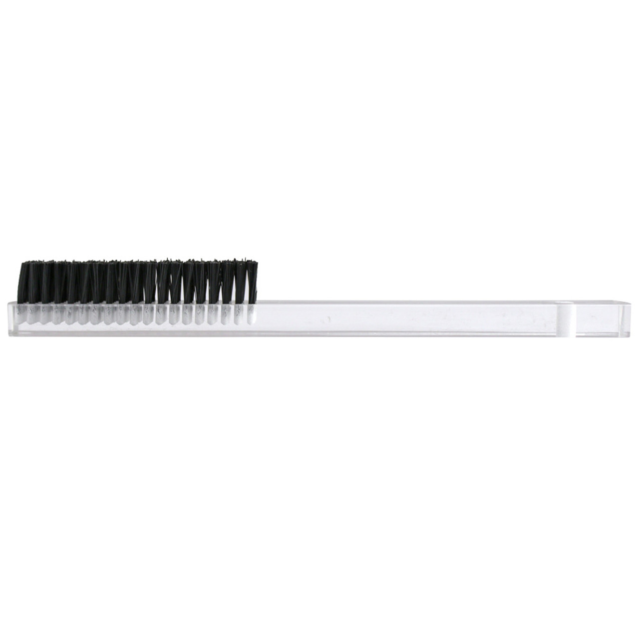 Small Cleaning Brush With Plastic Handle 4 Row Nylon Xstiff 1-3/4 X 1/2