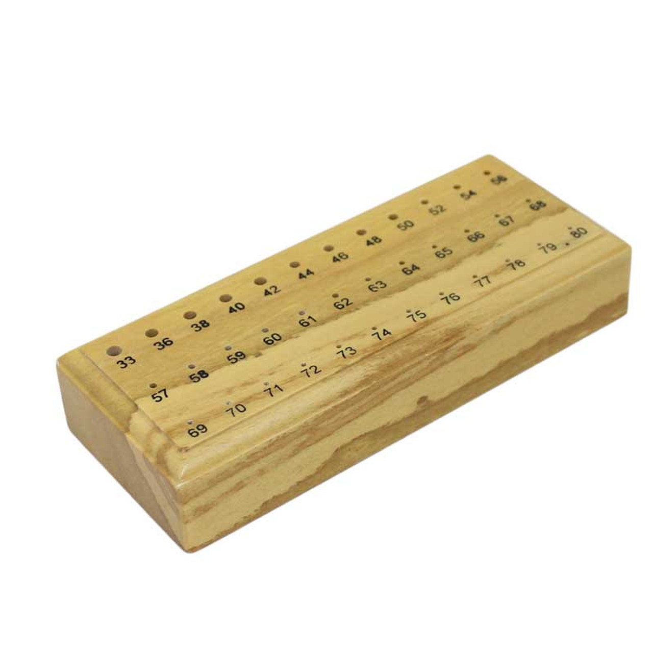 36 Hole 5 Inch by 2 Inch Wood Drill Bit Stand
