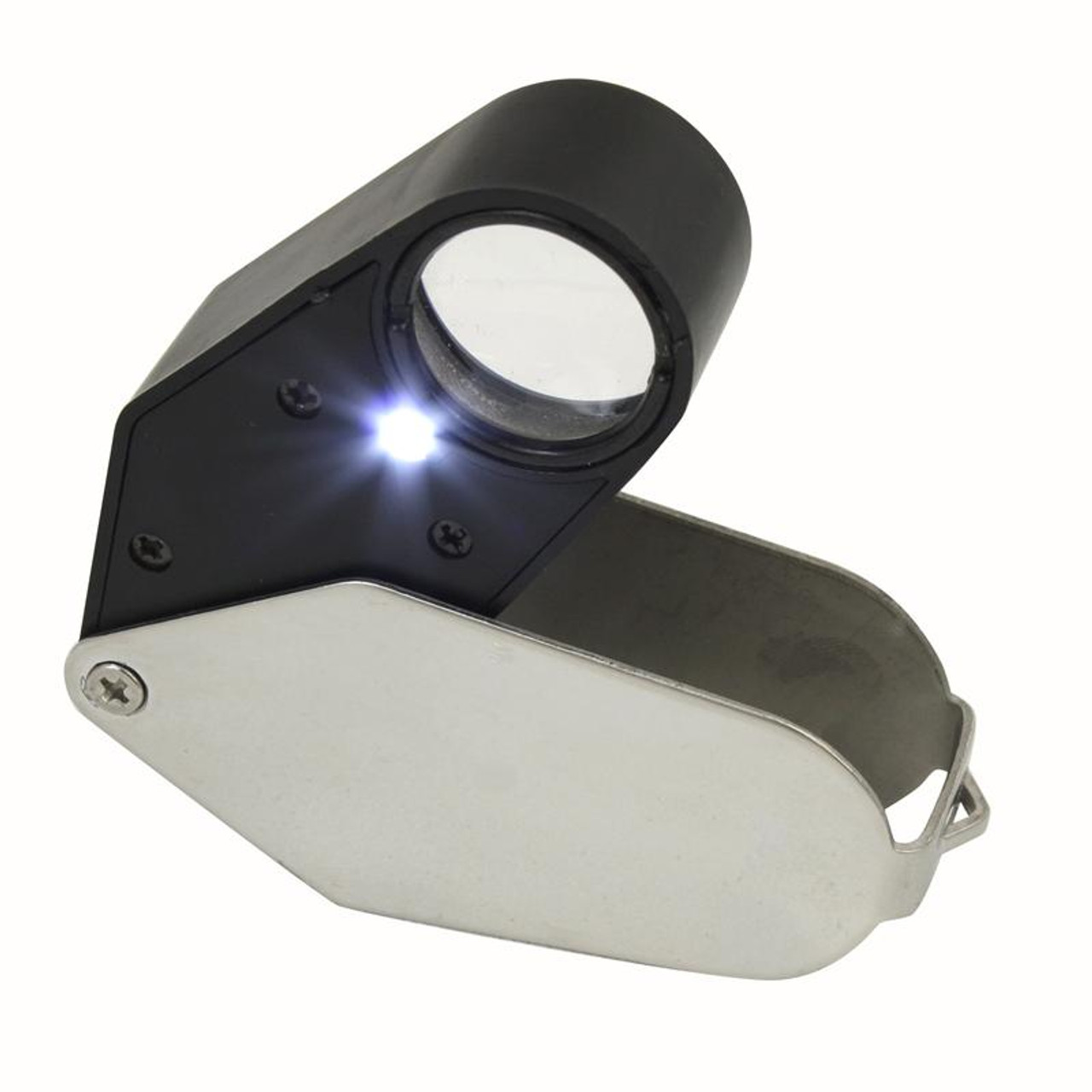 GemOro 10x LED Light Loupe Jewelers Magnifier 21mm | Esslinger