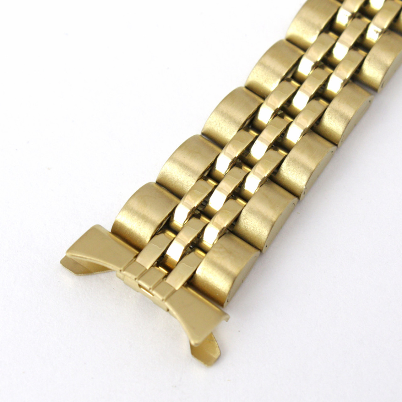 Gold metal 2025 watch strap