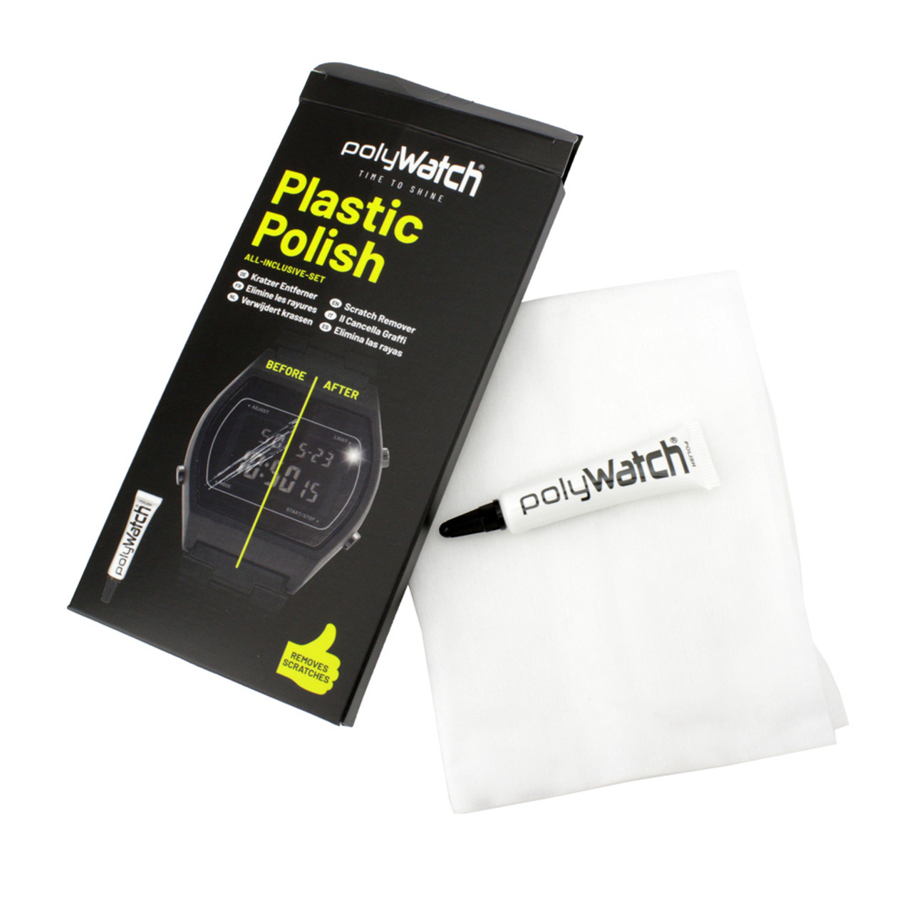 Polywatch scratch removal acrylic plastic watch glasses 5ml –